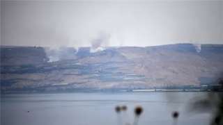 اندلاع حريق في الجولان المحتل جراء صواريخ أطلقت من لبنان