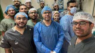 فريق طبي بمستشفى سوهاج الجامعي ينجح في استئصال ورم دموي بالأنف ممتد إلى المخ
